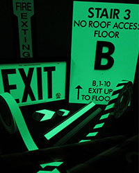 Photoluminescent Signs